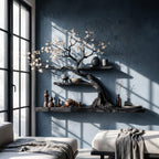 Floating Cozy Tree Bookshelf