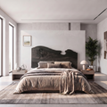 Contemporary Live Edge Headboard Bed Headboard, solid wood, built to order, view 4