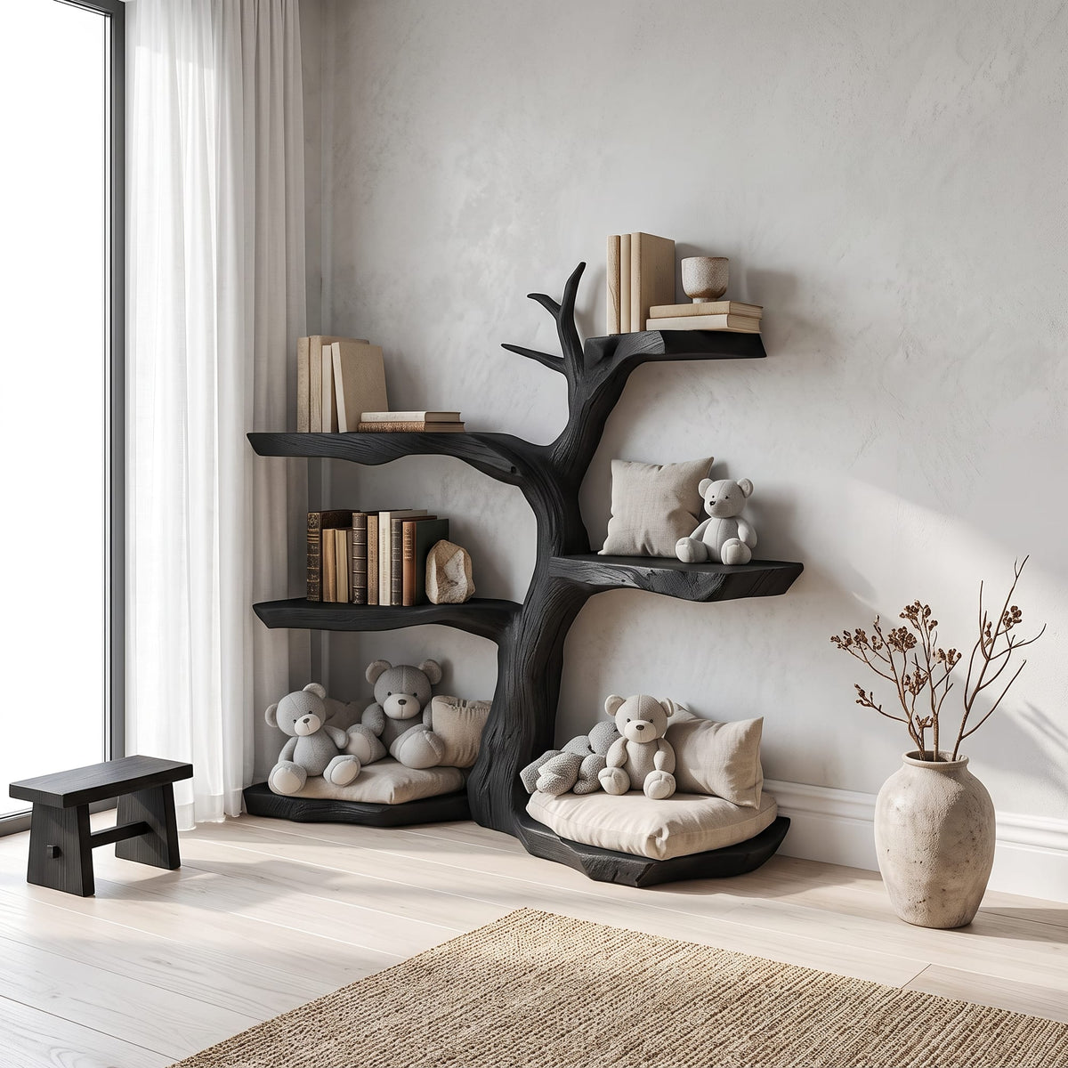 Kids Storage Tree Bookshelf