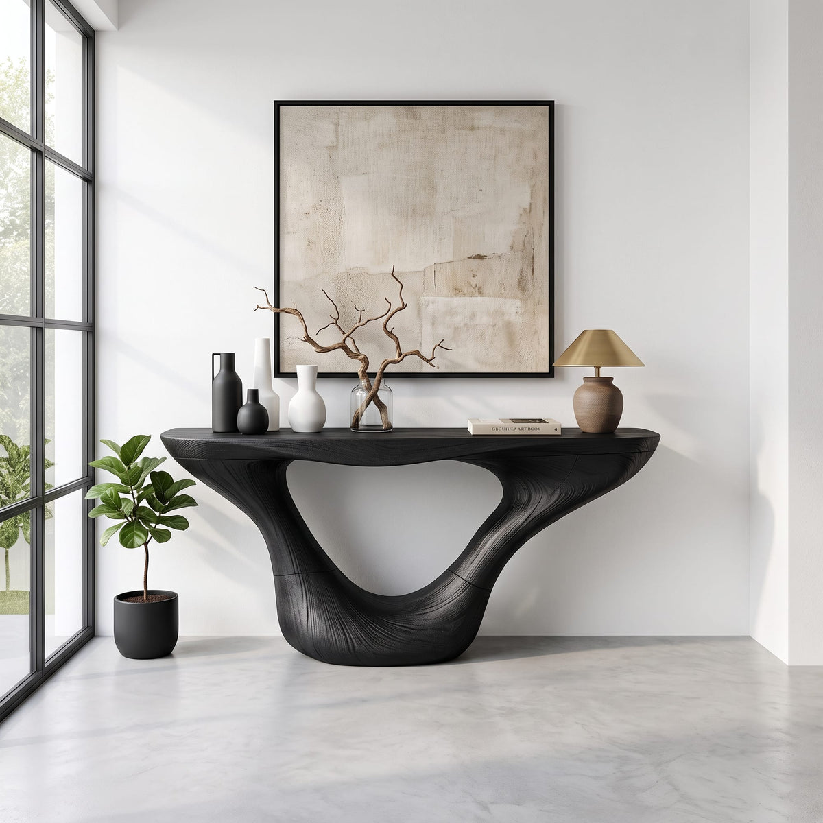 Credenza Mid Century Console Table