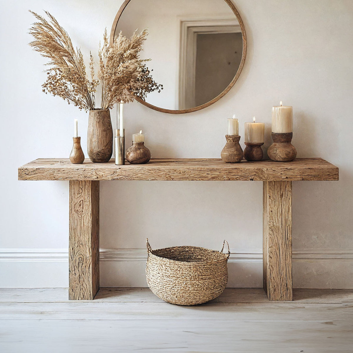 Woodworking Side Table Decor, solid wood, built to order