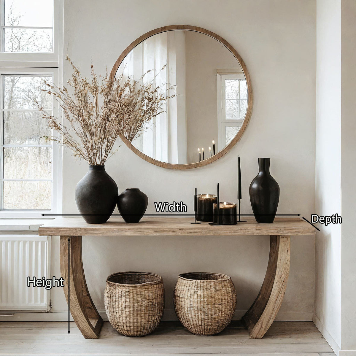 Woodworking Console Entryway Table Decor, solid wood, built to order