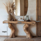 Reclaimed Wood Entry Console Table, solid wood, built to order