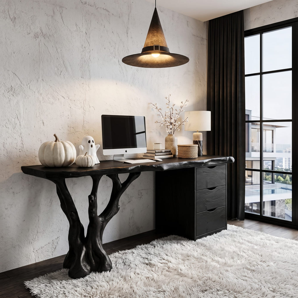 Mid Century Desk Branch Design, solid wood, built to order