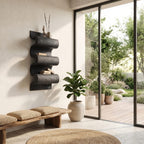 Sculptural Wave Bookshelf