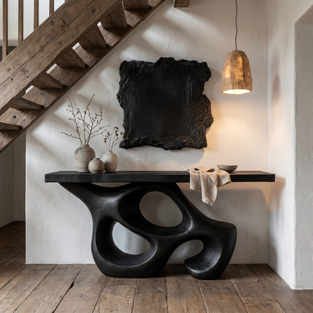 Abstract Hollow Console Table