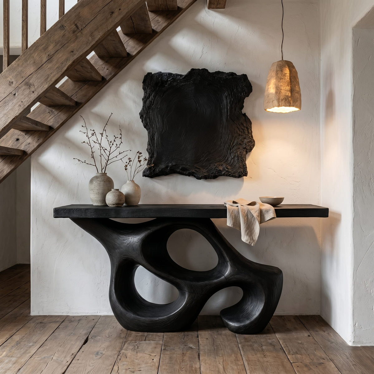 Abstract Hollow Console Table