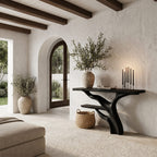 Sculptural Abstract Foyer Console Table