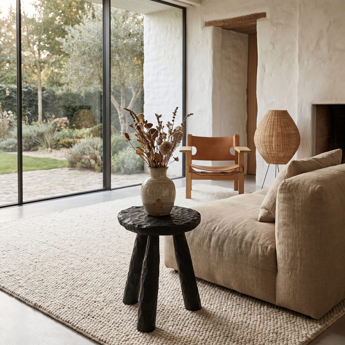 Solid Chunky Side Table