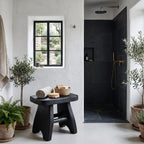 Solid Storage Shower Bench