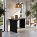 Organic Modern Writing Desk Storage Design, solid wood, built to order, view 4
