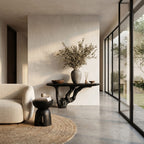 Slab Top Console Table