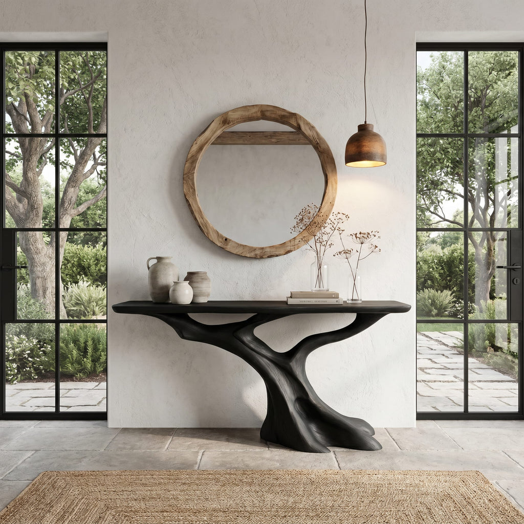 Nature Live Edge Console Table
