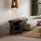 Organic Solid Bedside Table with Sculptural Tree Branch Base, solid wood, built to order, view 4
