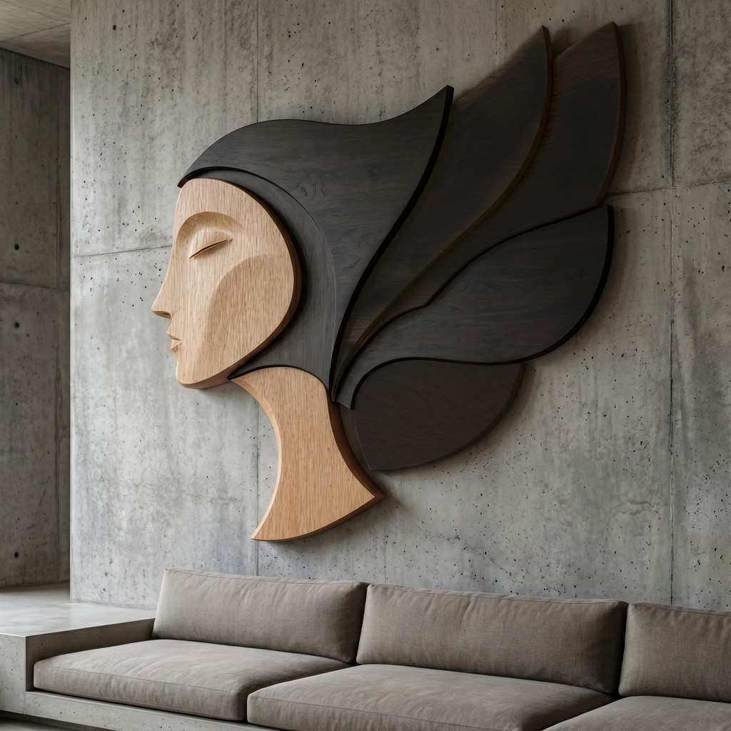 Abstract Woman Wall Art