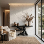 Root Live Edge Console Table