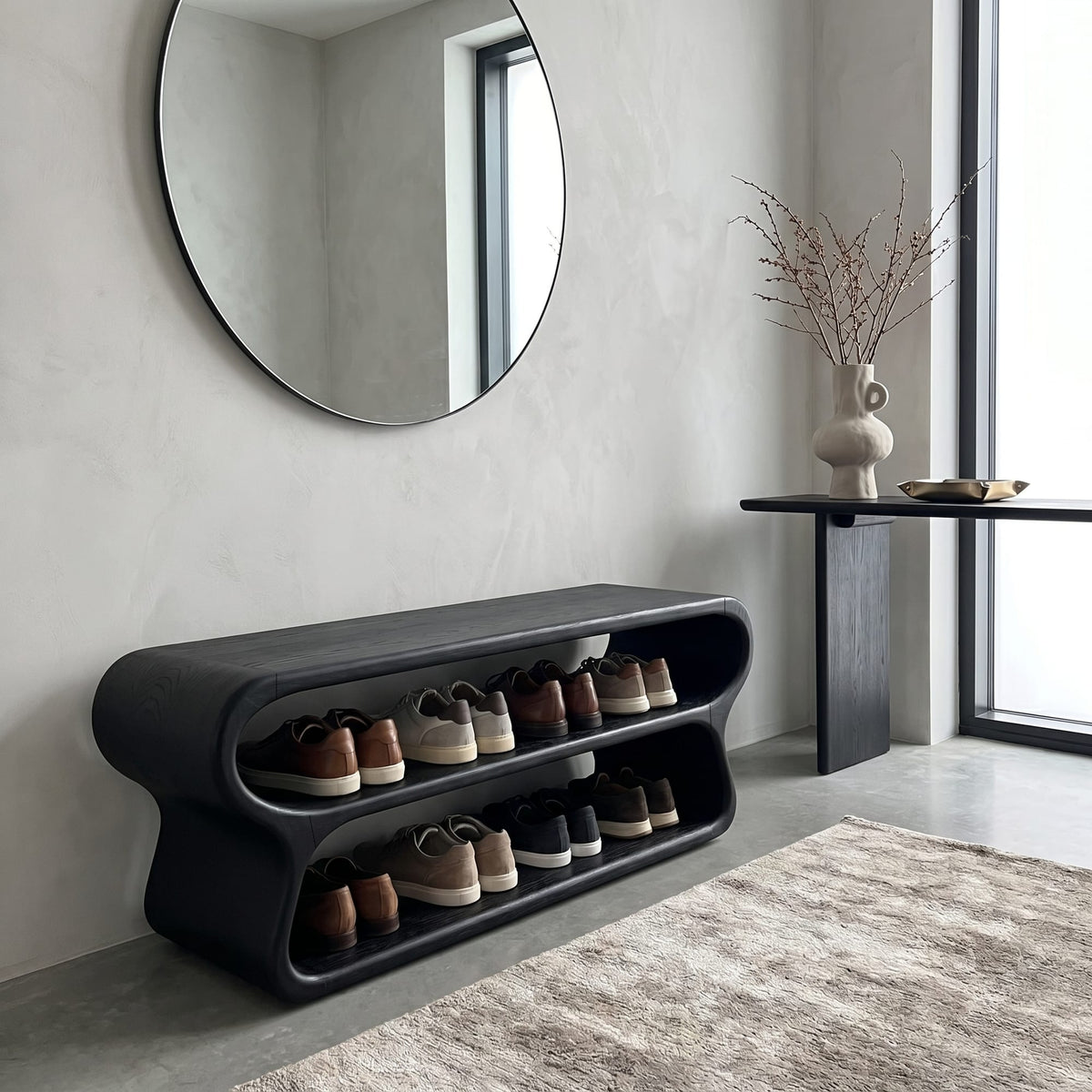 Contemporary Compartments Bench