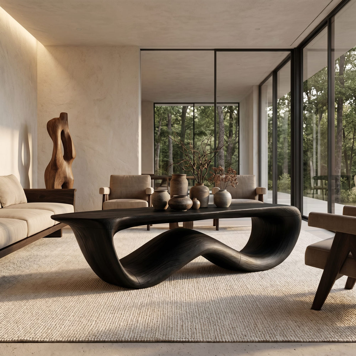 Contemporary Silhouette Coffee Table