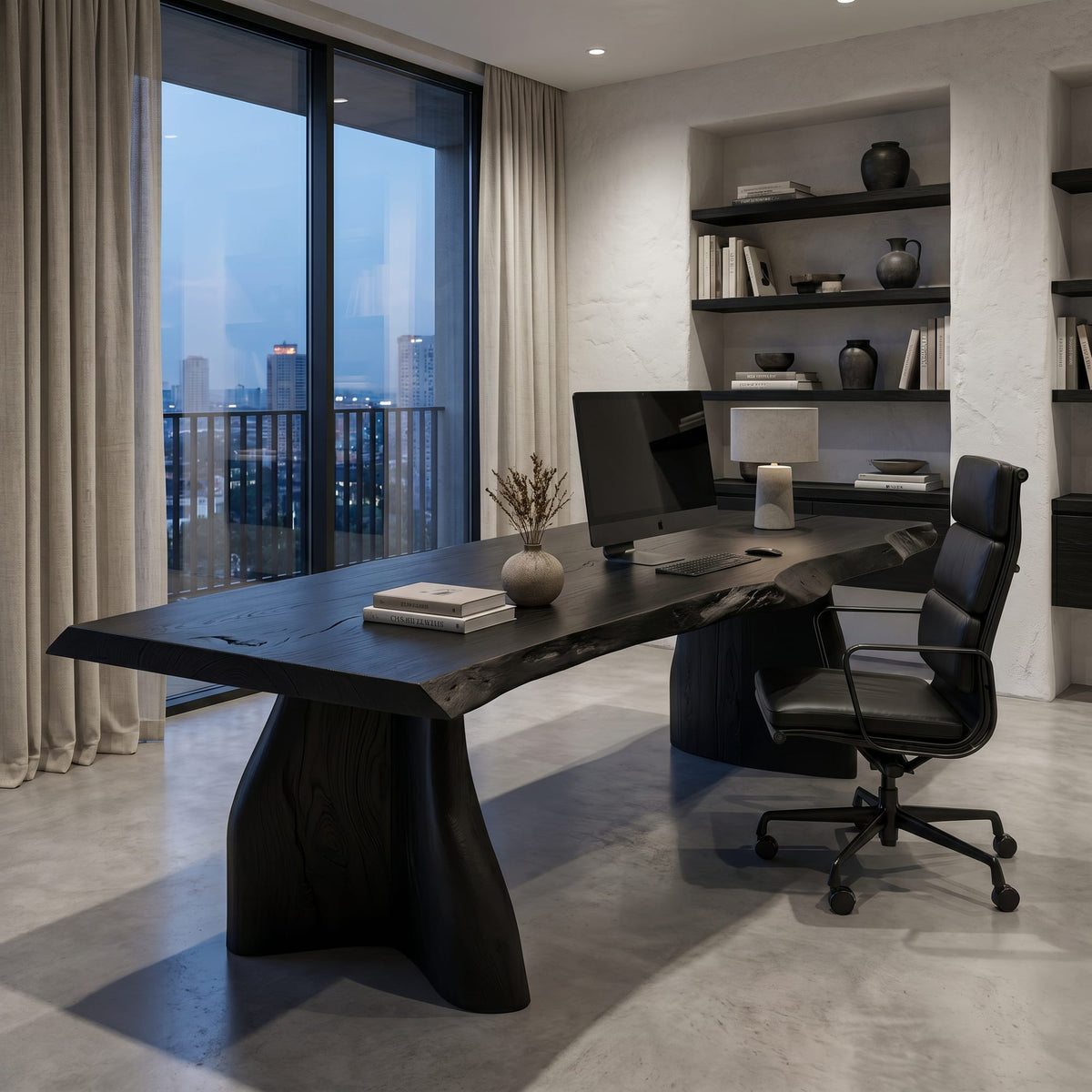 Live Edge Sculptural Desk