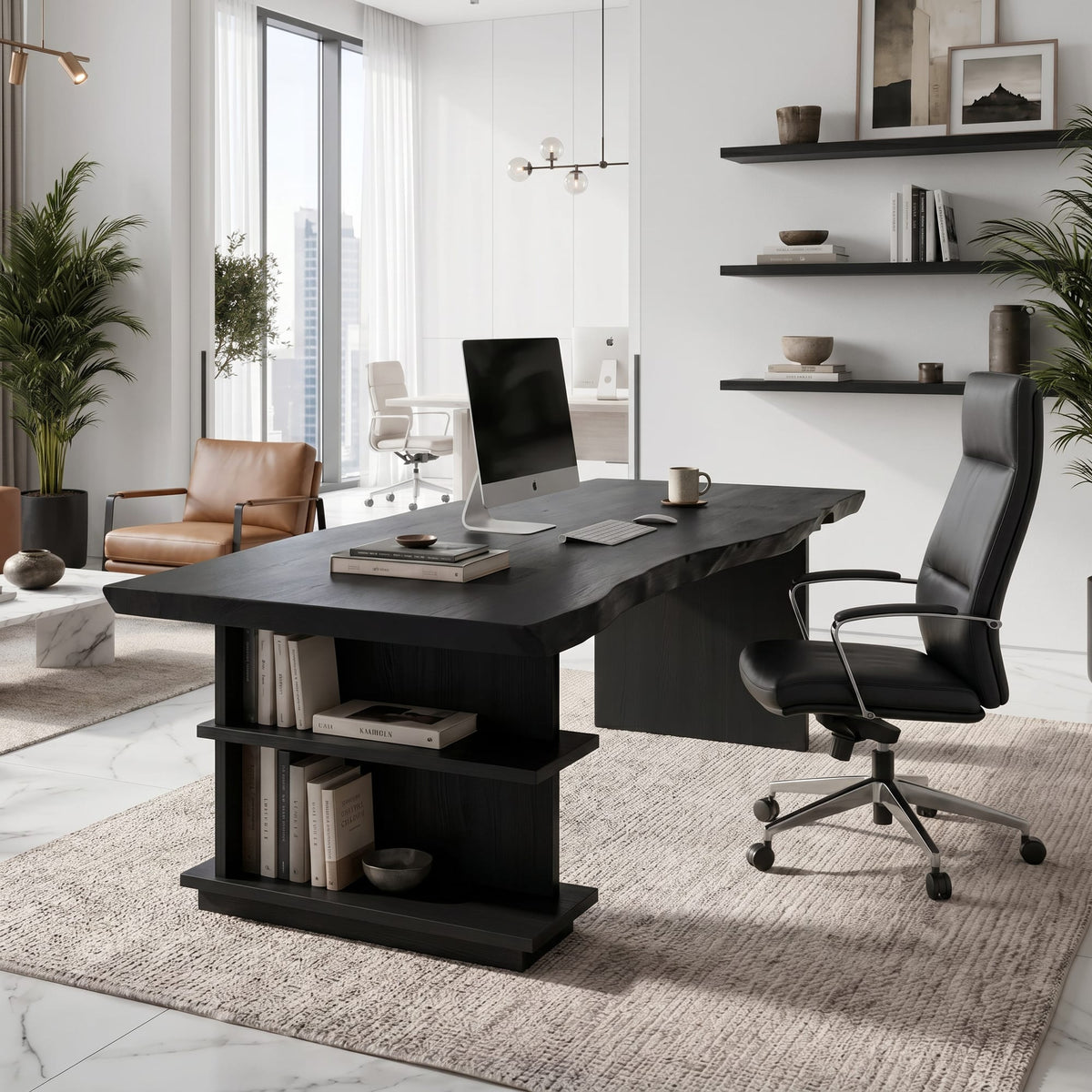 Built-in Solid Desk