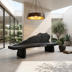 Live Edge Foyer Bench