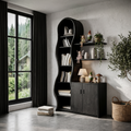 Contemporary Display Cabinet with Sculptural Branch Frame, solid wood, built to order, view 4