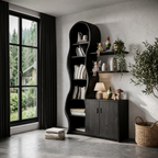 Contemporary Display Cabinet with Sculptural Branch Frame, solid wood, built to order, view 4