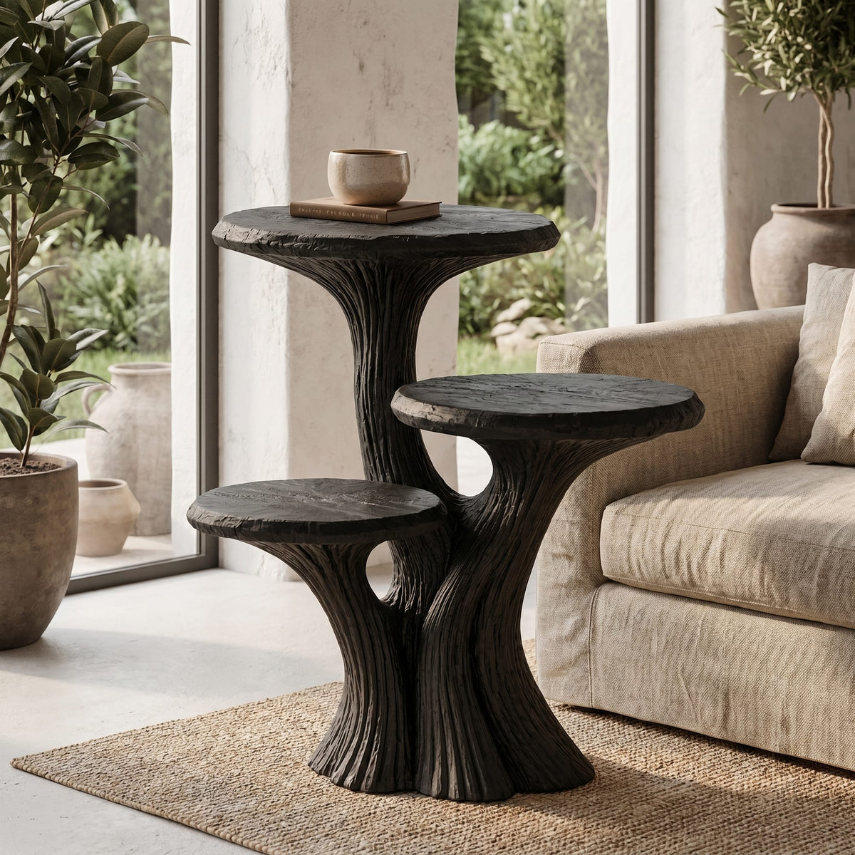 Sculptural Contemporary Nightstand