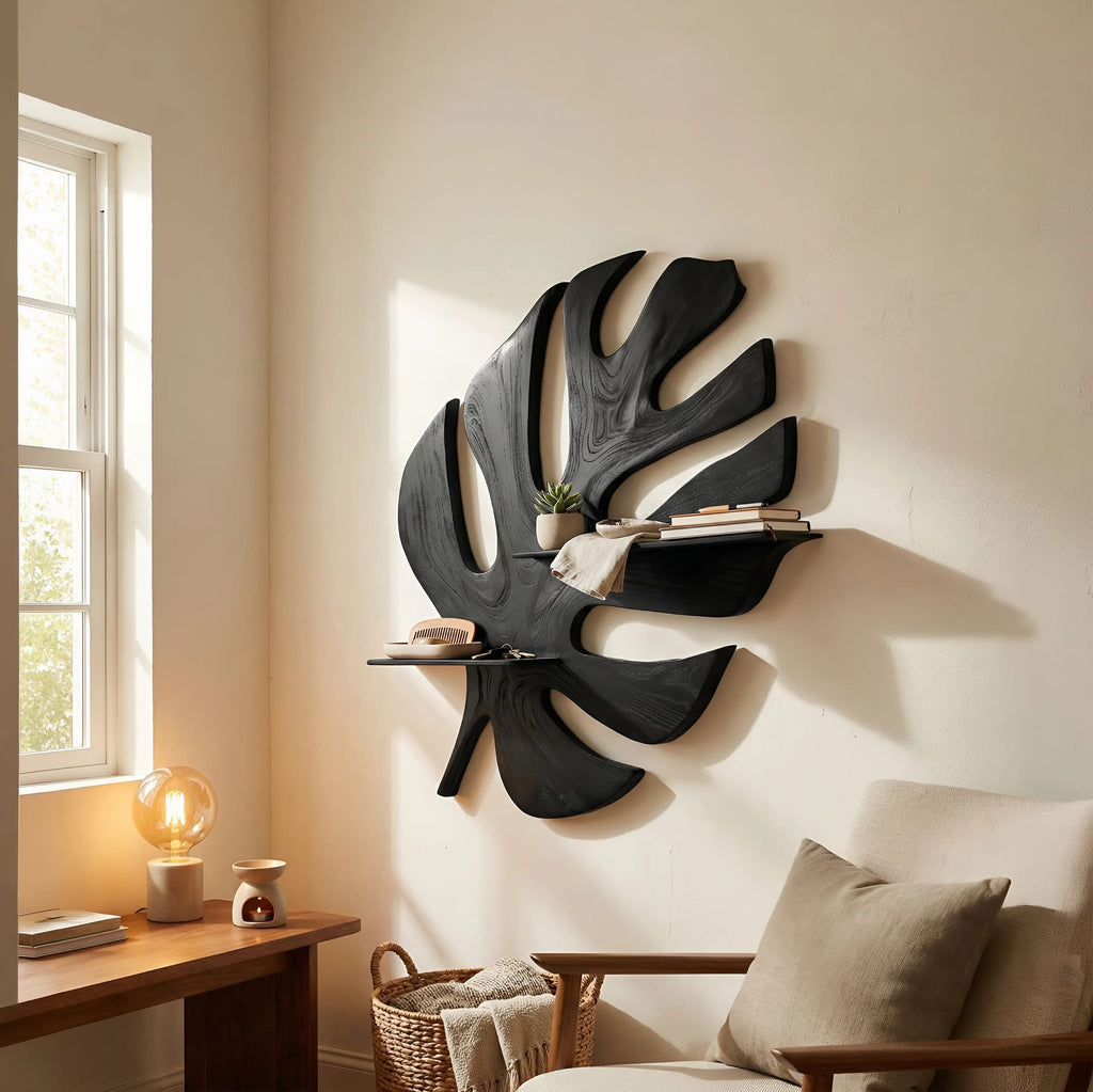 Mid-century Floating Mid Century Wall Shelf
