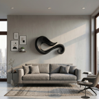 Organic Shape Wooden Wall Art, solid wood, built to order, view 4
