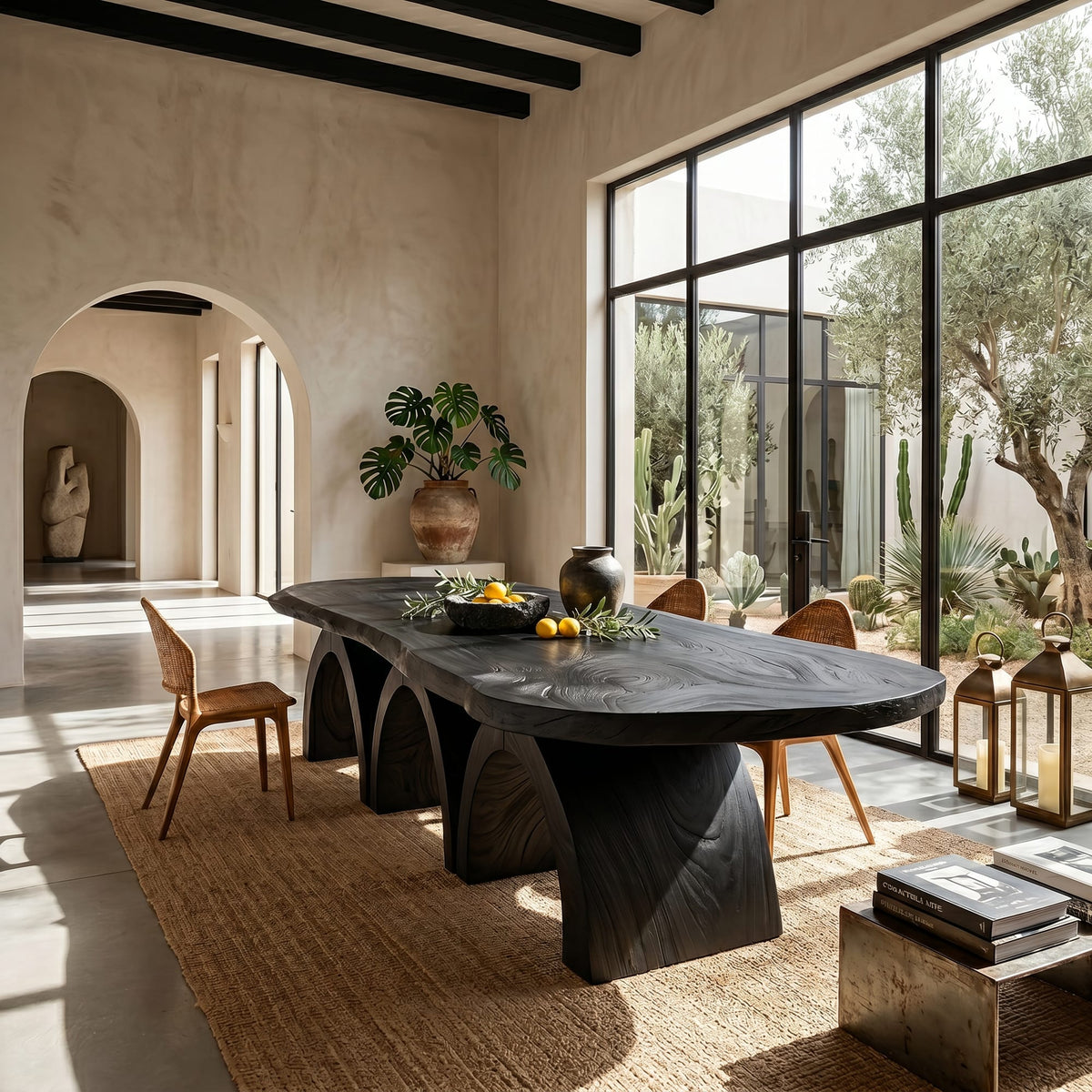 Scandinavian Live Edge Dining Table