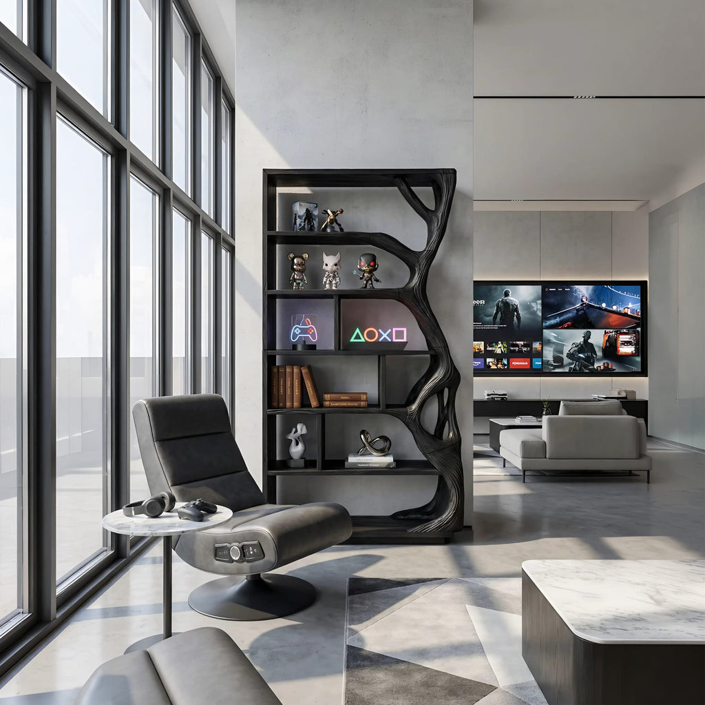 Geometric Contemporary Bookshelf