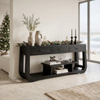 Farmhouse Behind Couch Table Bedroom, solid wood, built to order