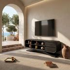 Sculptural Hand-carved TV Cabinet