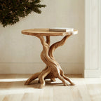 Round Solid Side Table