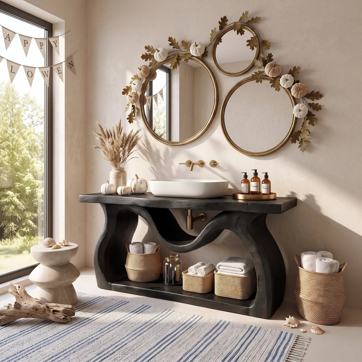 Modern Bathroom Vanity Cabinet Ensuite, solid wood, built to order