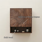 Rustic Compact Wall Cabinet, solid wood, built to order