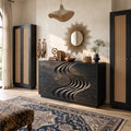 Minimalist Contour Dresser Table, solid wood, built to order, view 4