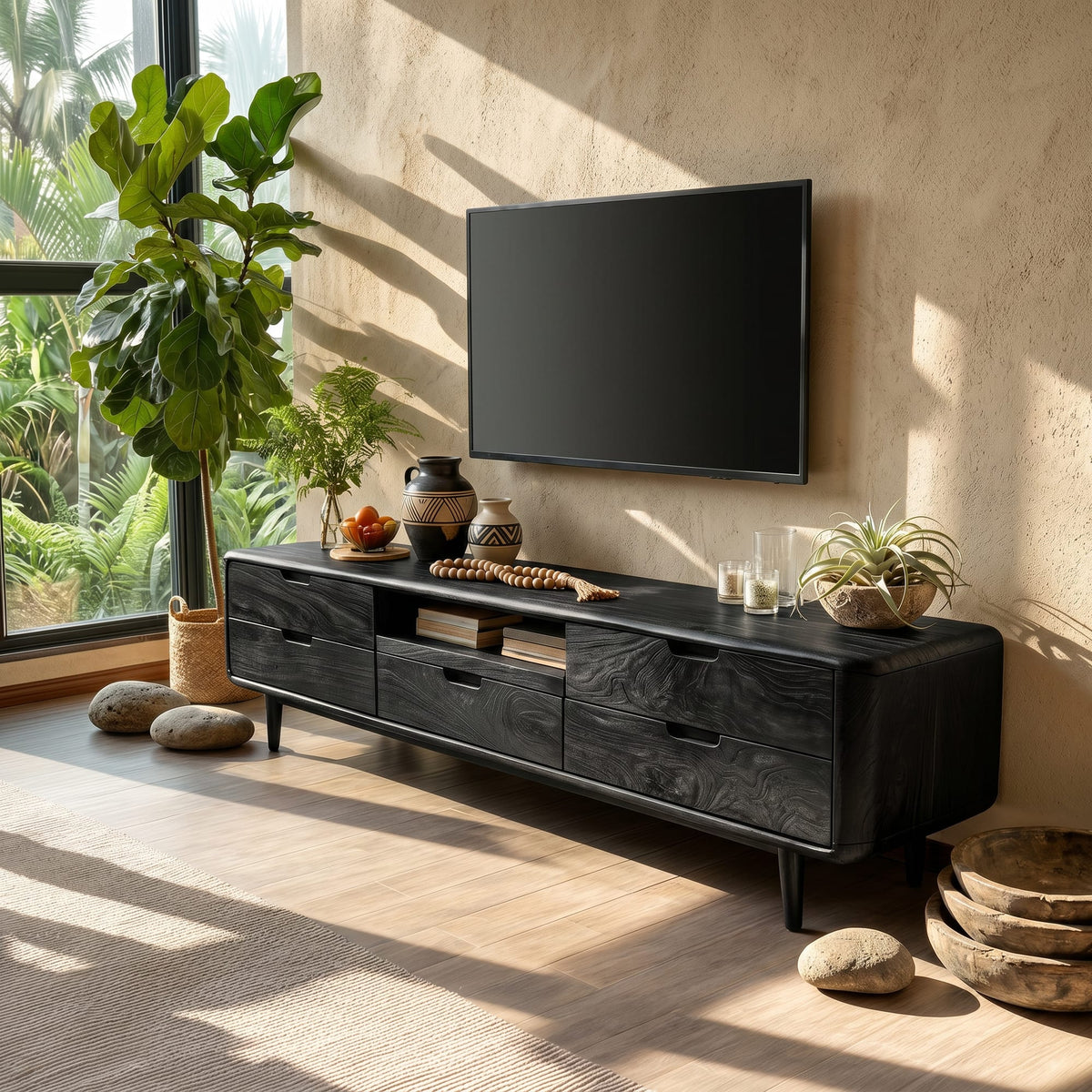 Wabi-sabi Low TV Cabinet