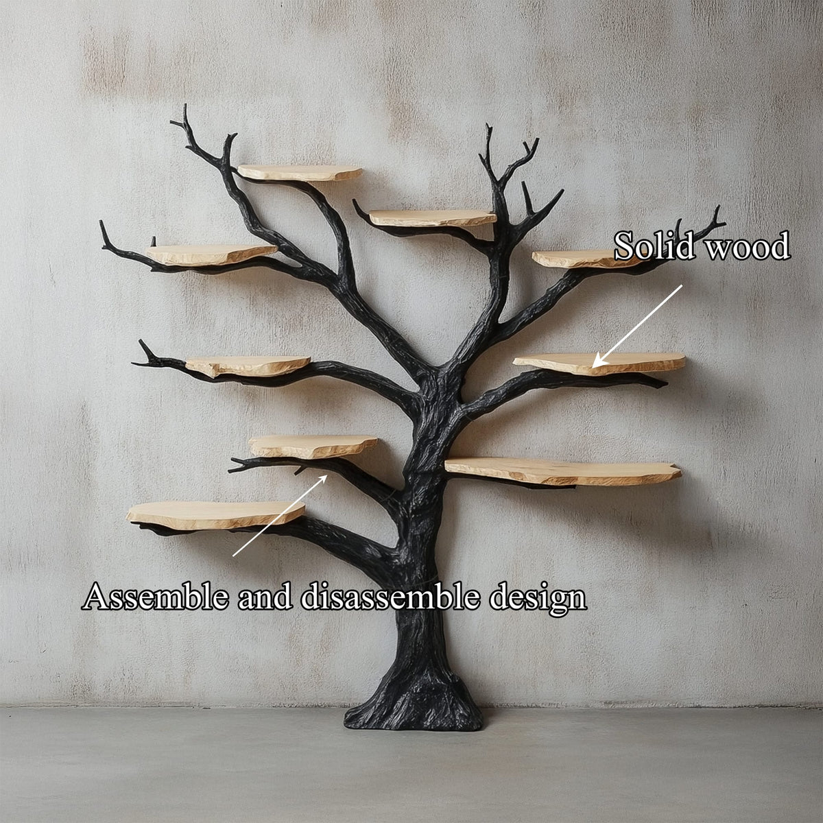 Organic Floating Bookshelf