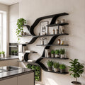 Farmhouse Floating Shelves, solid wood, built to order