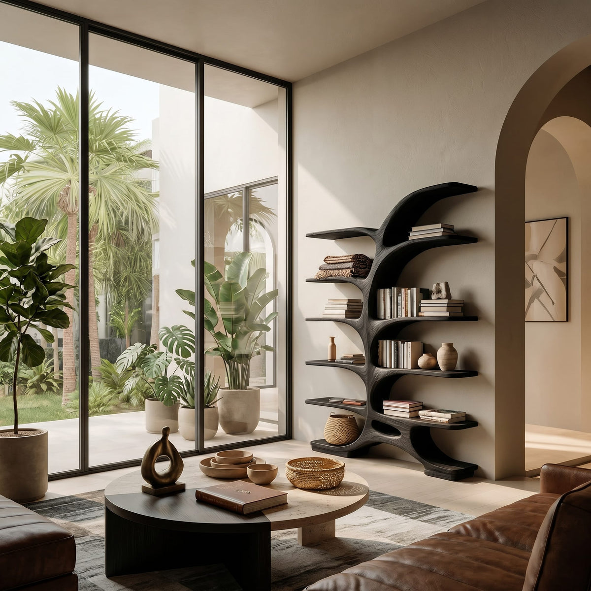 Arch Arched Bookshelf
