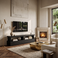 Minimalist TV Stand with Functional Design, solid wood, built to order, view 4