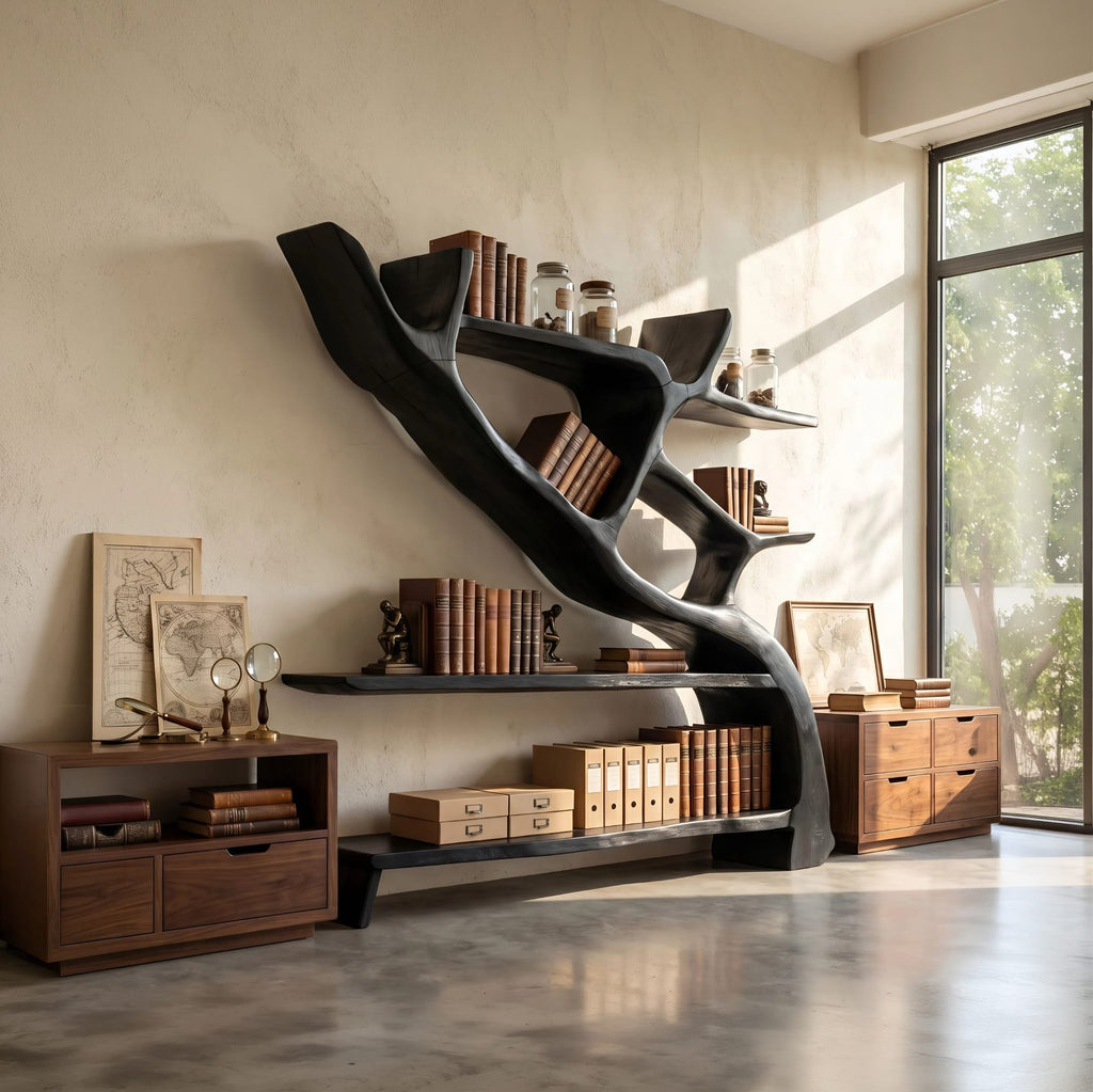 Modernist Storage Bookshelf