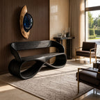 Solid Bench Designer Interior, solid wood, built to order