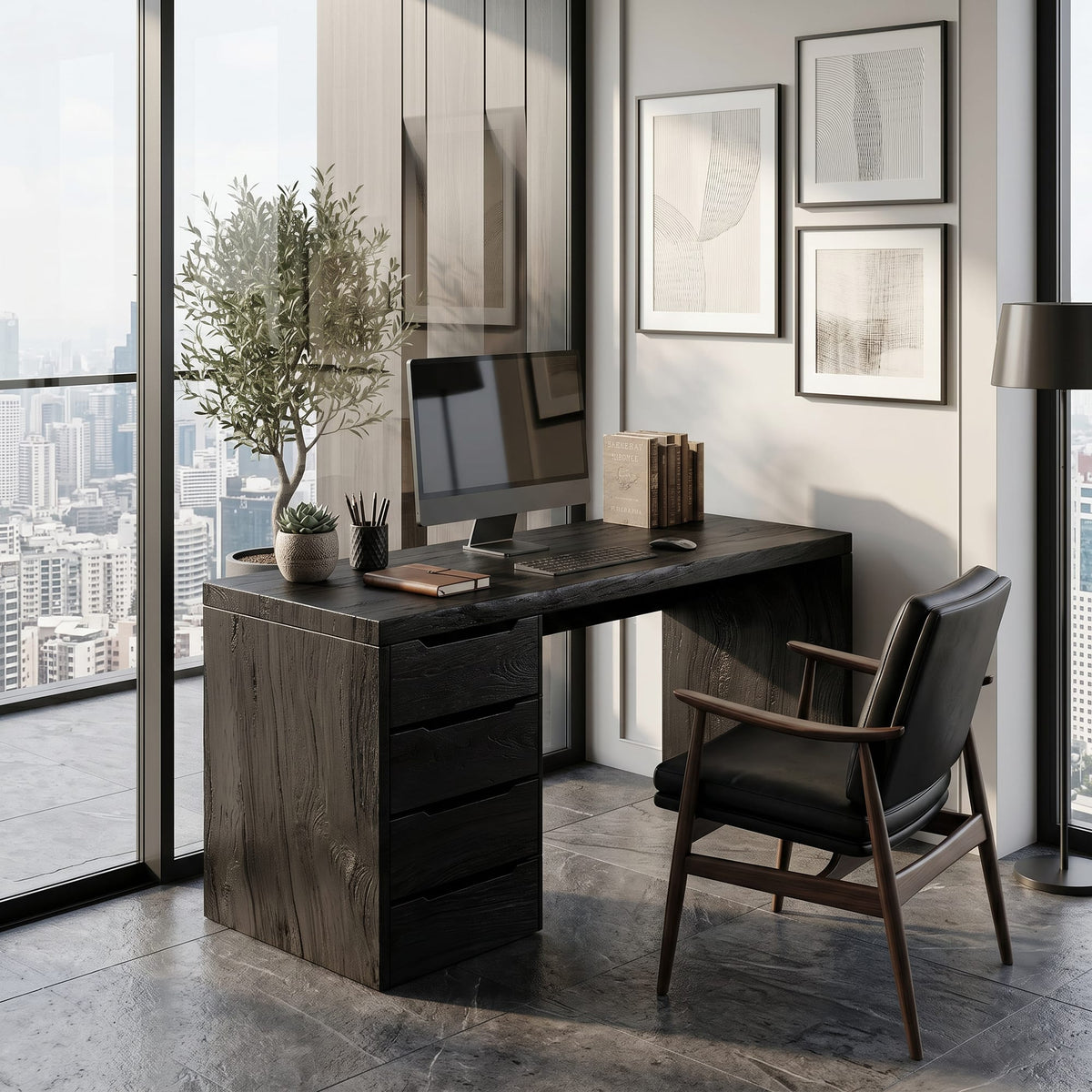 Minimal Metal Desk