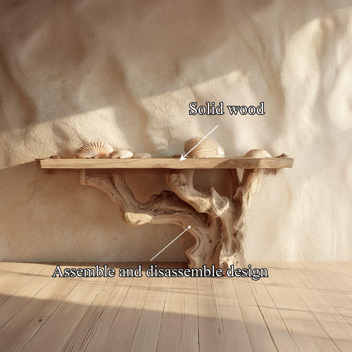 Abstract Foyer Console Table