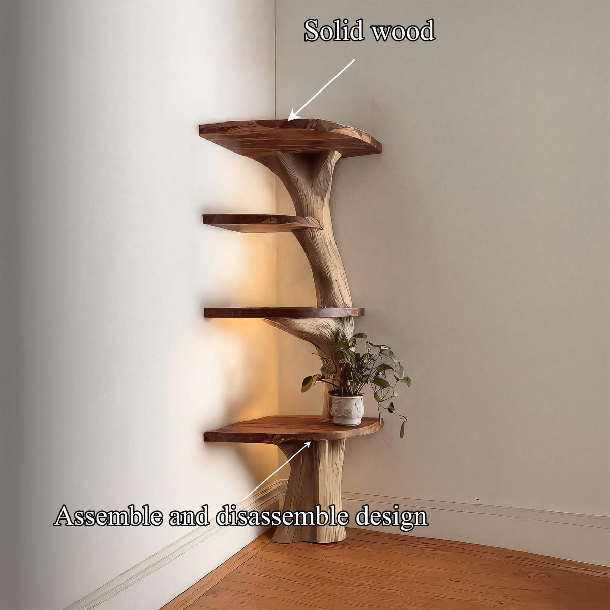 Unit Floating Tree Bookshelf