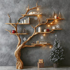 Tree Branch Floating Shelf Solid Live Edge, solid wood, built to order