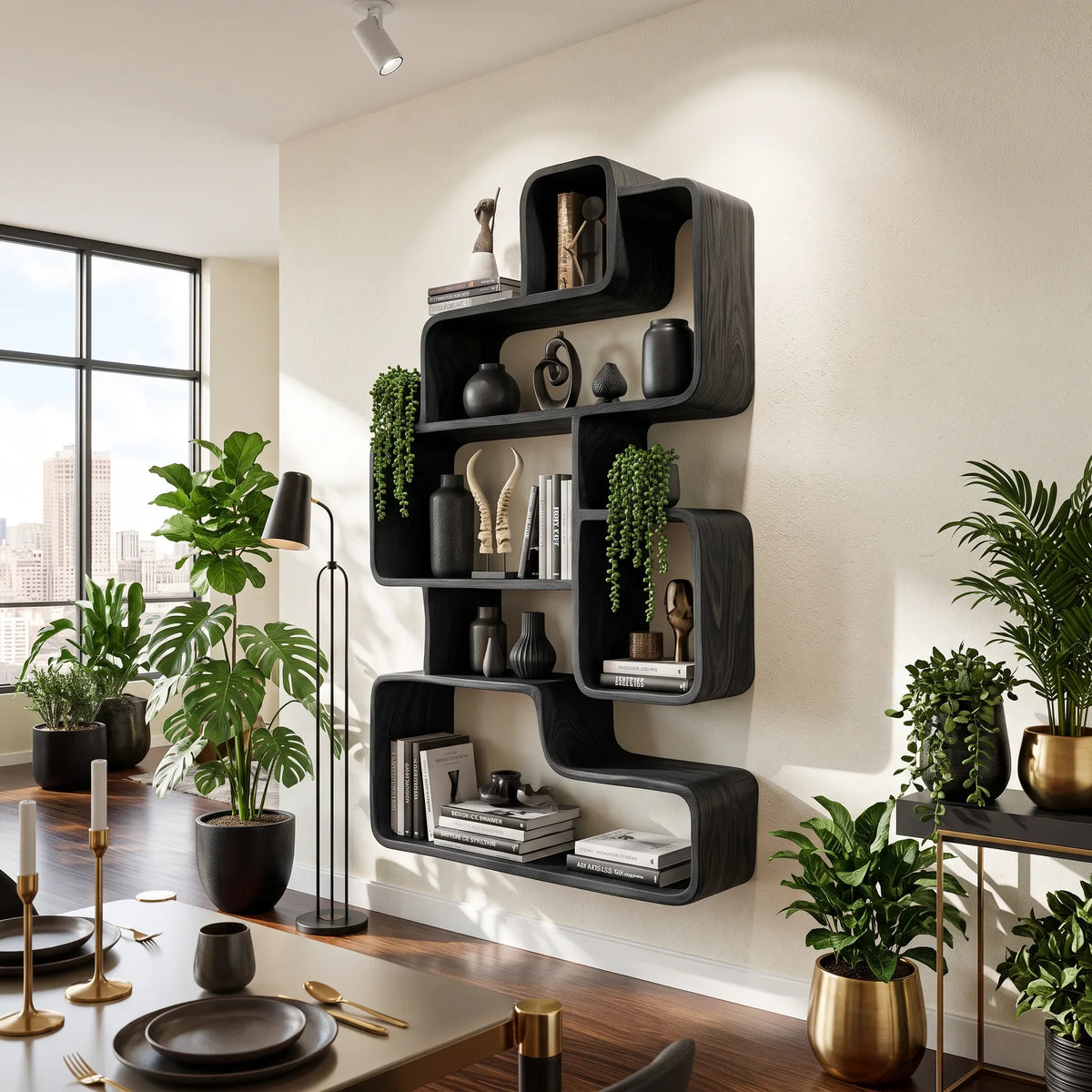 Farmhouse Wall Mounted Shelves, solid wood, built to order